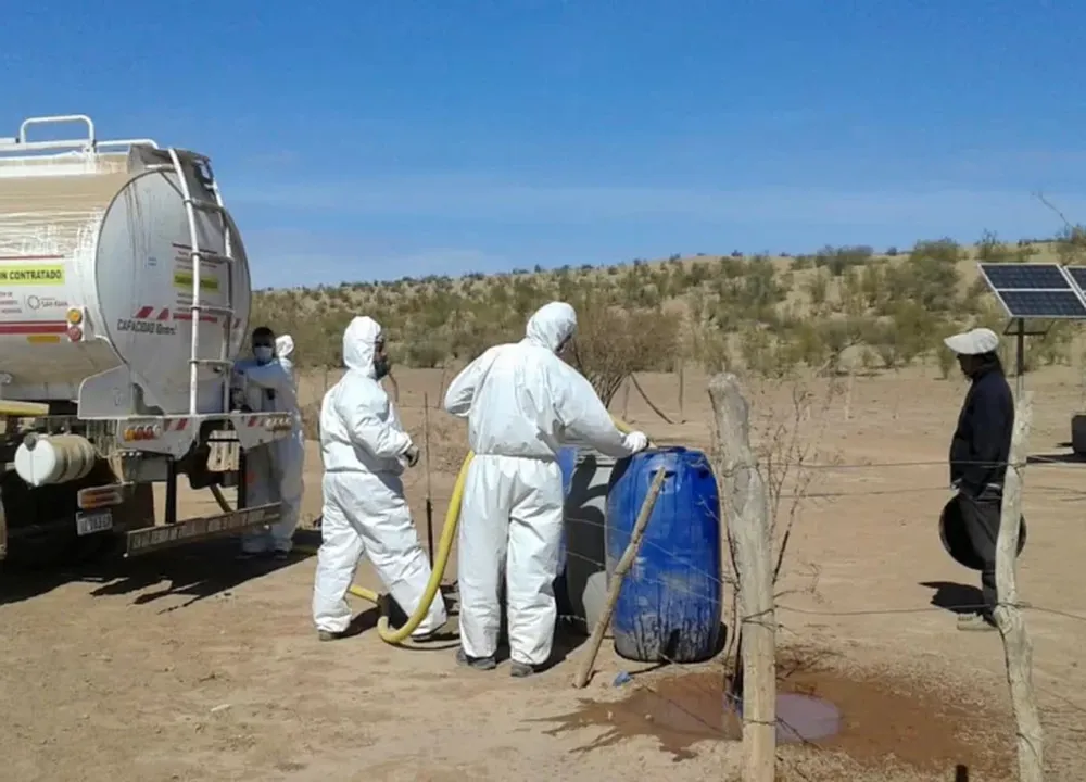 Alimentos y agua para los pueblos originarios