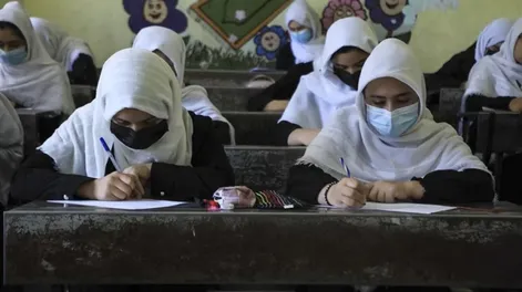 Los talibanes aseguran que las niñas podrán volver a la escuela el próximo año