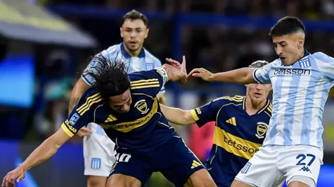 Boca no pudo salir del empate 0-0 con Racing y la Bombonera lo despidió con silbidos
