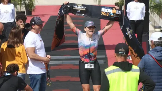 GANADORA. Gabriela Carena fue la mejor de la General del Ironman que fue un éxito en lo económico para San Juan.