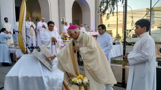 Mirá las fotos de la emotiva celebración por los 140 años de la Parroquia de Jáchal