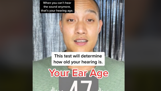 [VIDEO] El test con sonido que afirma que puede decirte la edad de tu oído
