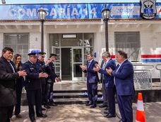 Orrego inauguró la refuncionalización de la Comisaría de Zonda