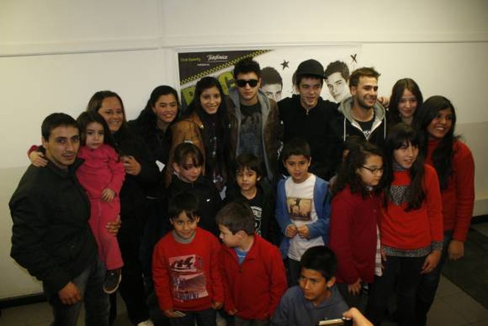 Los ídolos frente a  frente con sus fans