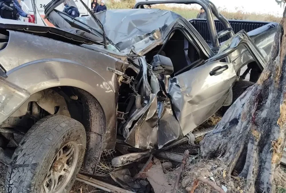 SIN CHANCES. Luego del violento impacto, el joven quedó sentenciado.