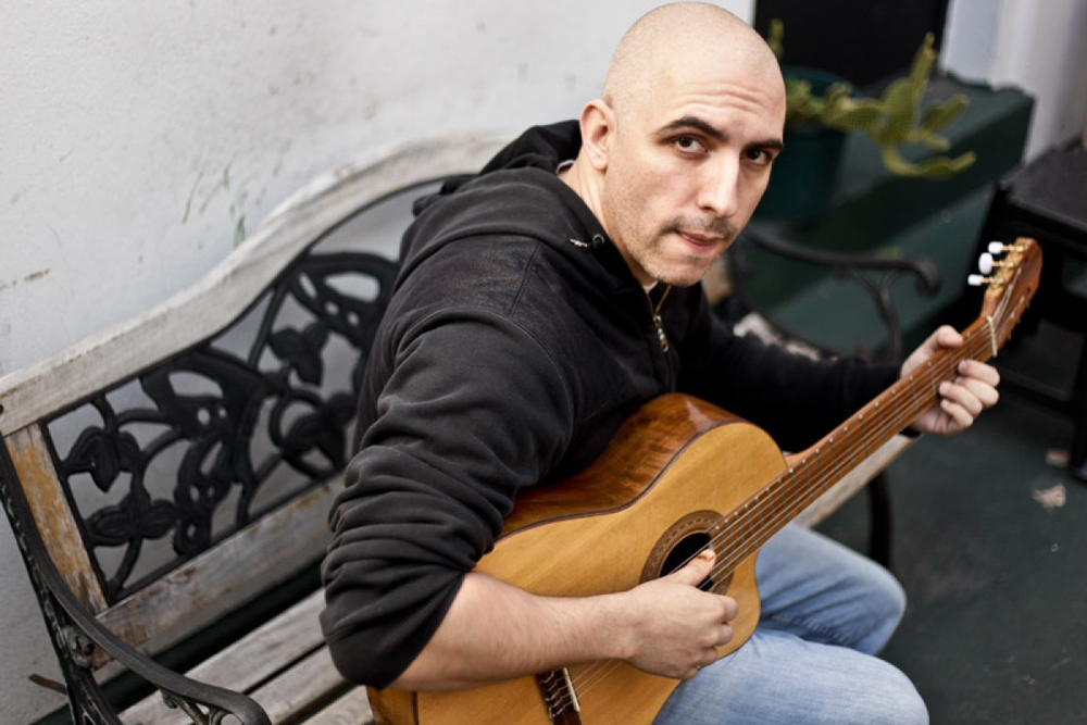 Gaspar Benegas, guitarrista de Los Fundamentalistas del Aire Acondicionado.