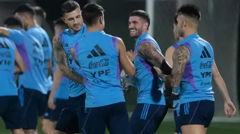 La Selección argentina volvió a los entrenamientos tras el pase a semifinales