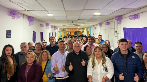 9 de julio recibio a la libertad avanza: jose peluc encabezo la inauguracion de la septima sede partidaria