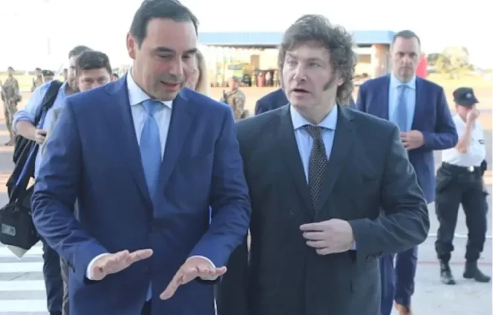 NO TAN ALIADOS. Valdés fue desde la hora cero uno de los gobernadores cercanos al gobierno de Javier Milei