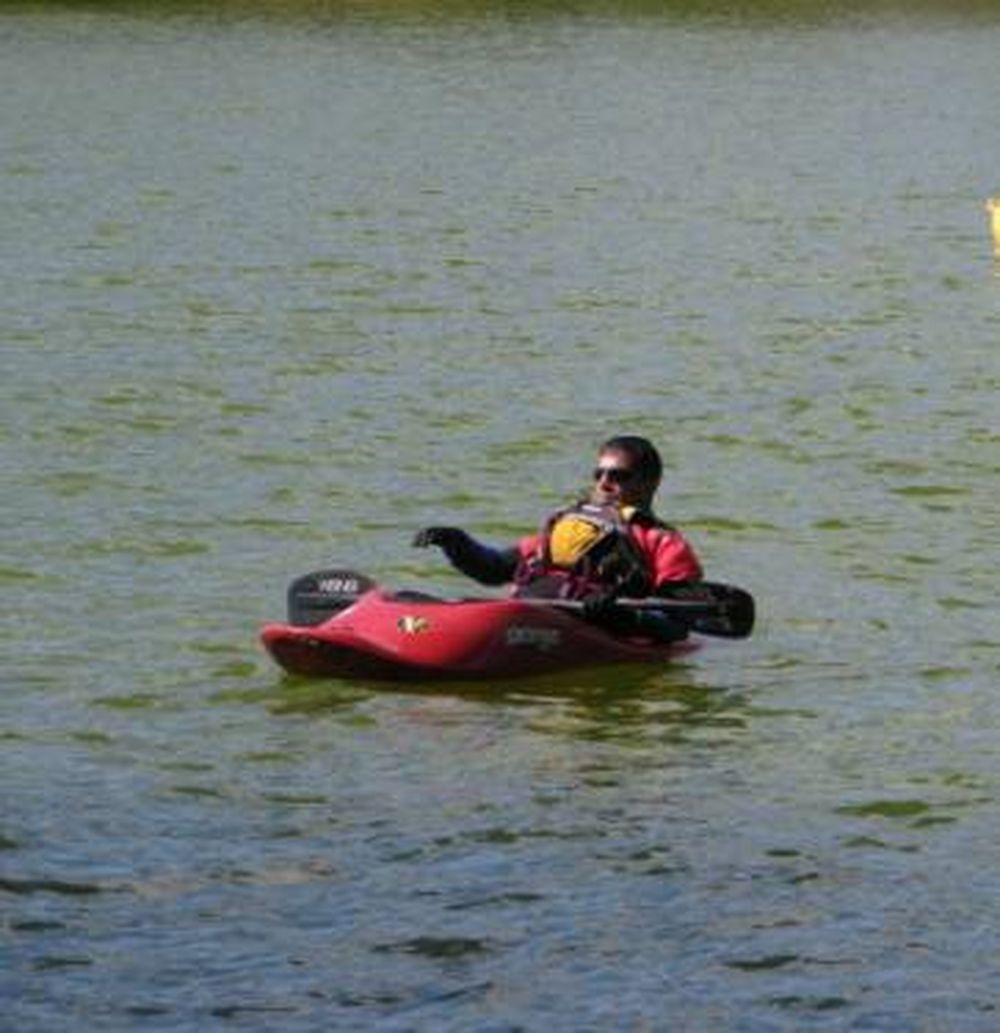 El kayak le dio vida al dique San Agustín