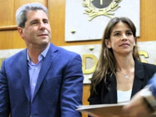 Sergio Uñac y Celeste Giménez.- Sergio Uñac y Celeste Giménez.-