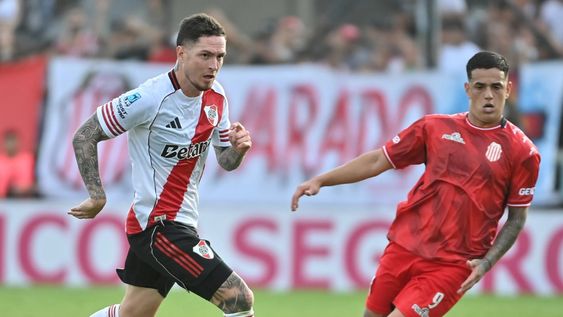 Titular. Aníbal Moreno se convirtió en pieza clave de River que este jueves juega en Brasil por la Sudamericana.