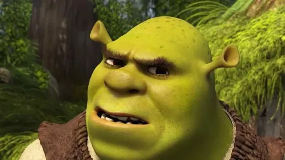 Ingenio: empleados de un supermercado crearon un mural de Shrek con verduras