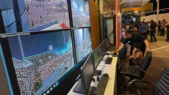 La seguridad en la FNS se llevó la nota más alta de la gente que asistió a la fiesta.