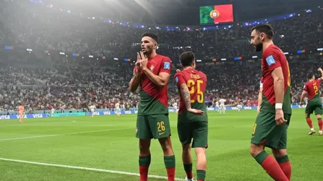 Triplete de Ramos y goleada histórica de Portugal a Suiza