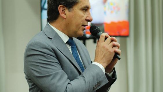 GUSTAVO FERNÁNDEZ, MINISTRO DE PRODUCCIÓN. Desde el gobierno de San Juan explicaron que los planes de proveedores constituyen el corazón del desarrollo minero.