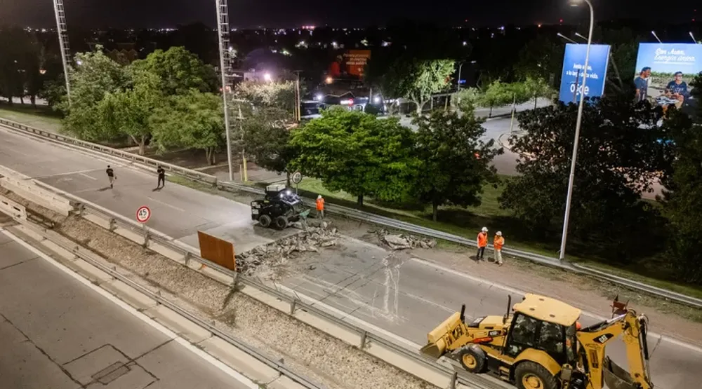Por trabajos de mantenimiento hay un corte total en un tramo de la Circunvalación