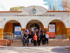 capacitaciones laborales, educacion y apoyo social, las acciones que los azules realiza en la comunidad calingastina