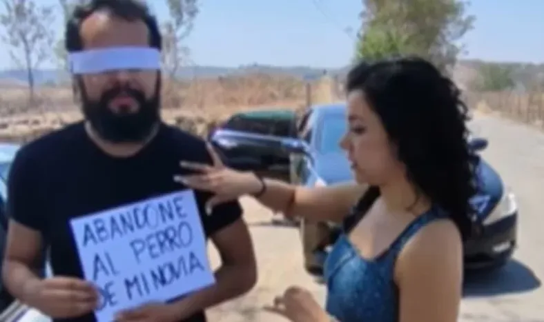 Su novio abandonó a un perro, ella se vengó y le hizo lo mismo