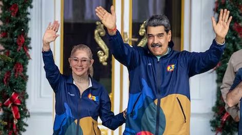 Nicolás Maduro y Cilia Flores. Imagen de archivo.-
