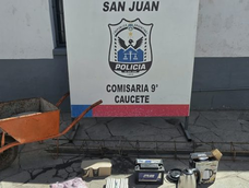 la comisaria novena de caucete busca a los duenos de herramientas, electrodomesticos y objetos secuestrados