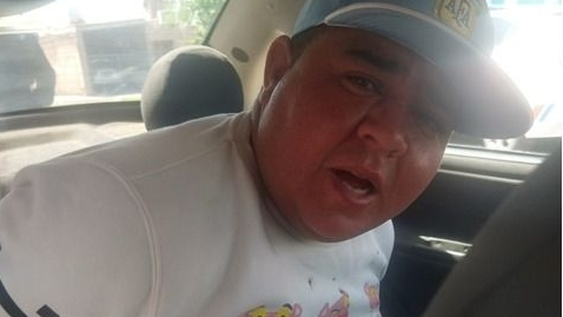 Mauro Sebastián Cortez, tras caer detenido por el robo de un celular a una nena de 13 años.&nbsp;