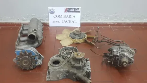 Cayó preso por robarle partes de una camioneta a su propio vecino