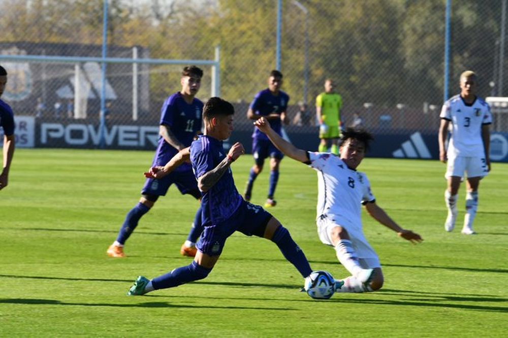 Sub-20: Argentina venció a Japón en un amistoso premundialista jugado en Ezeiza