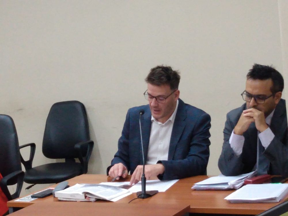 Nicol&aacute;s Schiattino y Rodrigo Cabral, intengrantes de la UFI Delitos Especiales.