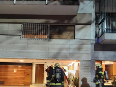 El incendio terminó con una víctima fatal El incendio terminó con una víctima fatal