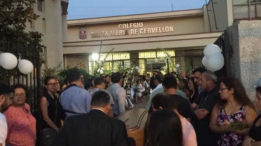 Último adiós en Chile a los niños fallecidos en el accidente de Las Cuevas