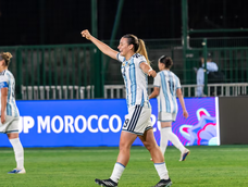 Mercedes Diz, la figura del partido.