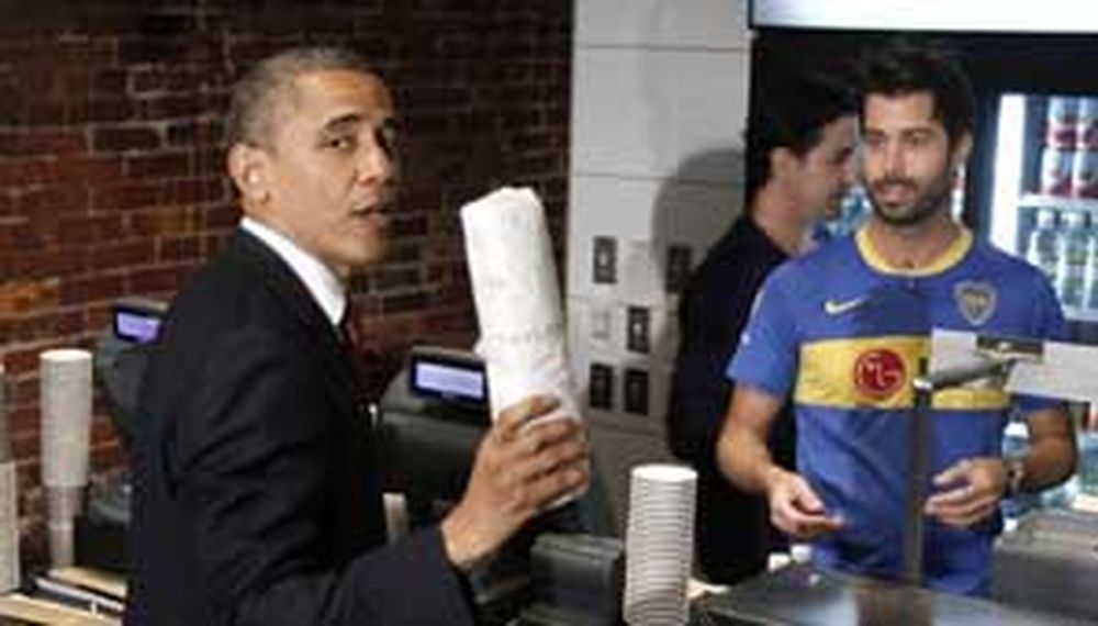 Un xeneize con Obama