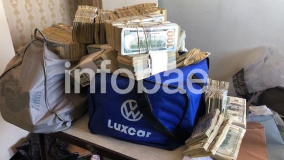 Secuestraron bolsos con más de 6 millones de dólares en Buenos Aires