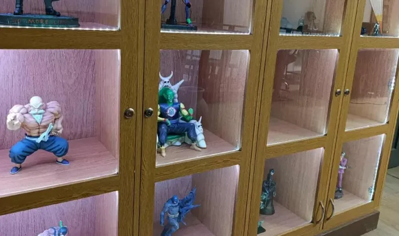 Figuras de colección estarán exhibidas en una vitrina especialmente preparada