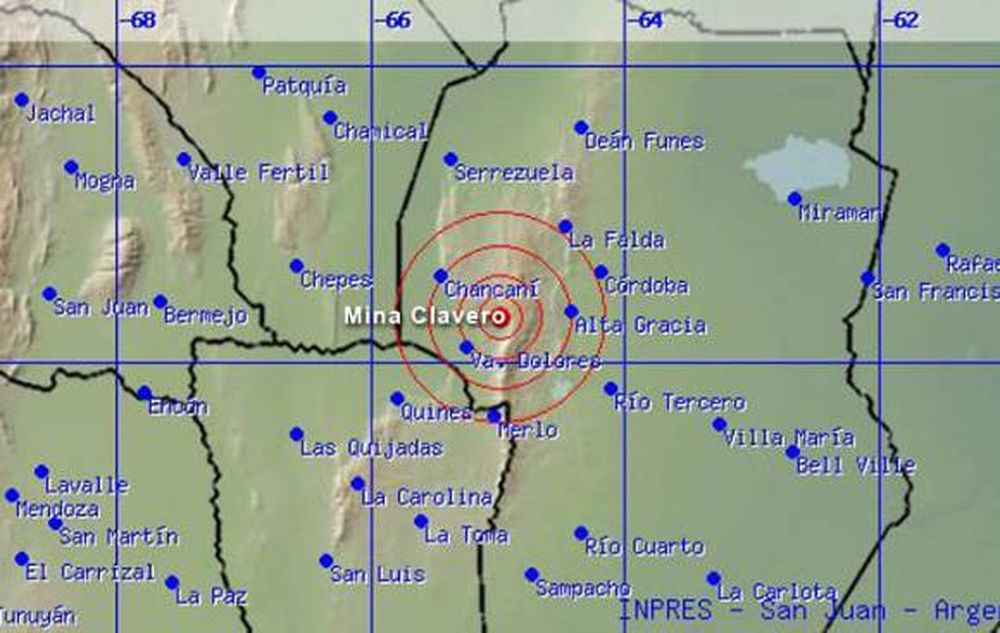 Un temblor sacudió a Córdoba y se sintió en San Luis
