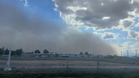 El viento sur llegará con fuerza a San Juan y se espera una baja de temperatura para los próximos días.&nbsp;