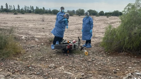 El motociclista que se estrelló contra un poste de luz en Pocito murió desnucado: los datos de la autopsia
