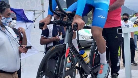 Santiago Sánchez conquistó el oro en la contrarreloj Sub-23