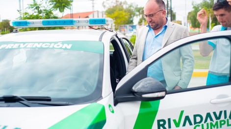 Rivadavia amplió su parque automotor con la compra de 3 movilidades 0km que serán destinadas a la Policía Comunal.