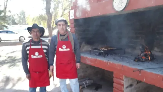 Las postales de la mina Gualcamayo bajo un manto blanco