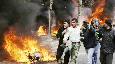 Volvieron a teñirse con sangre las calles de Irán