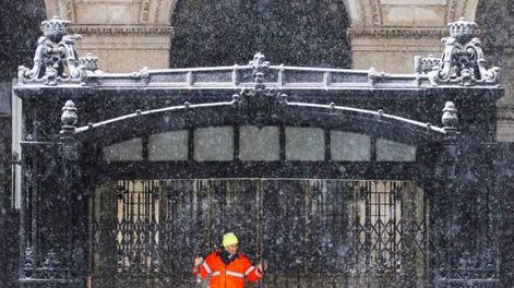 Estados Unidos bajo nieve
