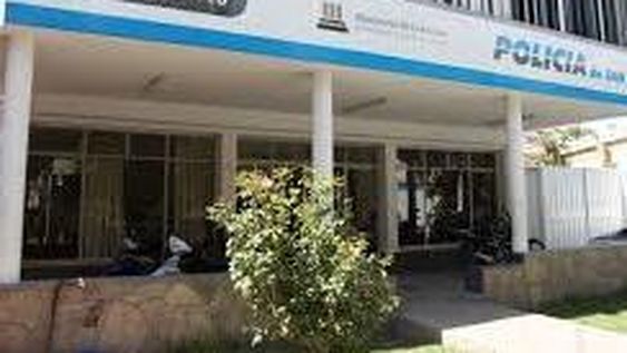 Caminó 800 metros con unas columnas que robó, lo descubrieron y quedó detenido