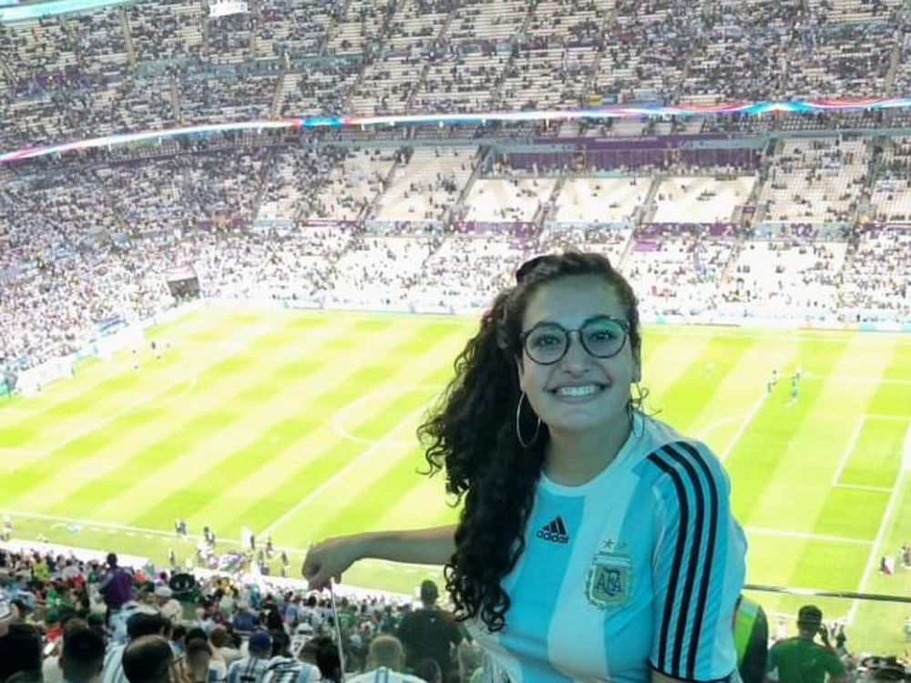 La sanjuanina que partió hace 5 meses para ver todos los partidos del mundial y contar el “lado B” de Qatar