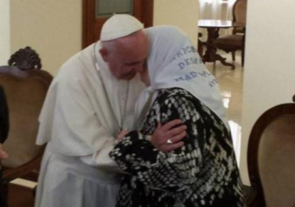 Hebe de Bonafini le pidió perdón al Papa