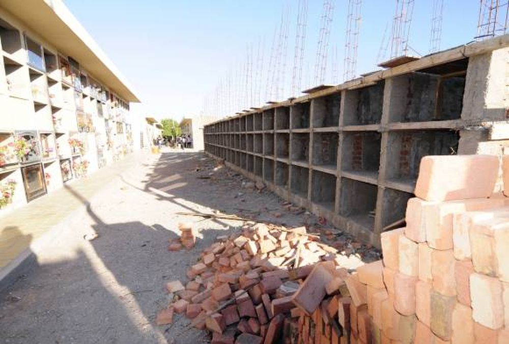 Cementerio: 110 nichos nuevos