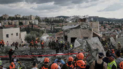 Ataque a Beit Shemesh, donde murieron al menos 8 personas.