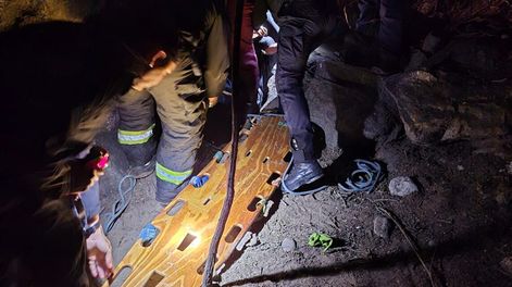 Rescate de una adolescente en Valle Fértil.