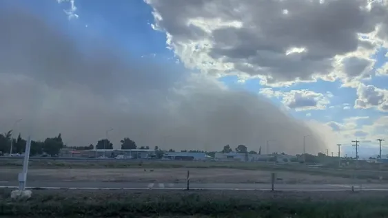El viento sur llegará con fuerza a San Juan y se espera una baja de temperatura para los próximos días.&nbsp;